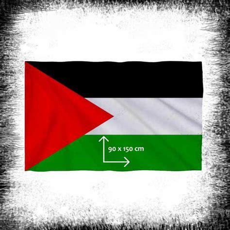 Palestinian Flag Size 150x90cm Syr Flag