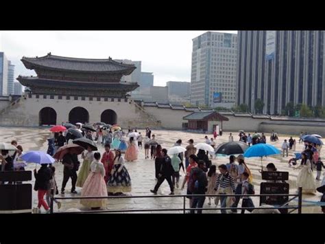 4K 역대급 인파 몰렸던 추석 연휴 경복궁산책 Gyeongbok Palace Walking Tour Seoul