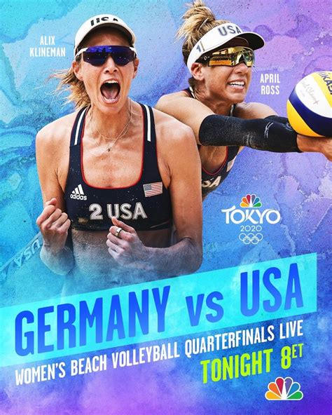 Alix Klineman And April Ross Team Usa Beach Volleyball 20202021 Tokyo Summer Olympics