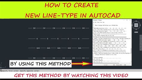 How To Create New Linetype In Autocad Youtube