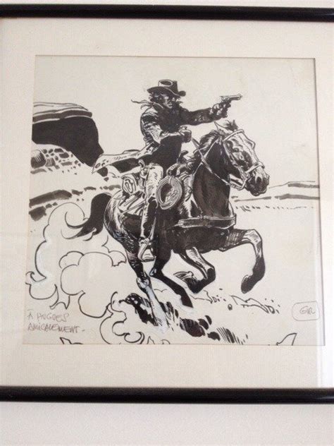 Blueberry Par Jean Giraud Illustration Originale