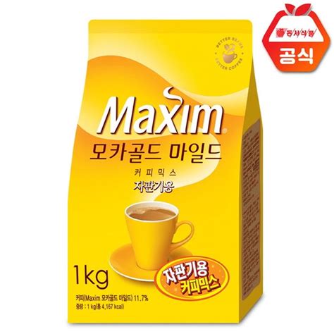 맥심 모카골드 마일드 커피믹스 자판기용 1kg 홈플러스 택배배송