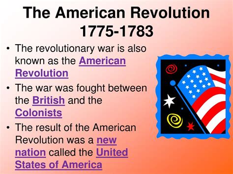 Ppt American Revolutionary War Powerpoint Presentation Free Download