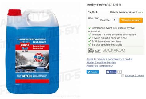 Placement D Antigel Concentr Moteur Vm Litres