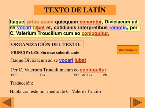 PPT TEXTO DE LATÍN PowerPoint Presentation free download ID 894272