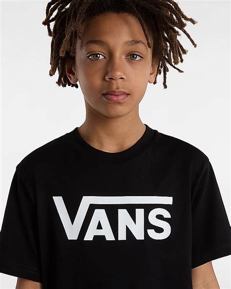 Kids Vans Classic T Shirt 8 14 Years Black Vans