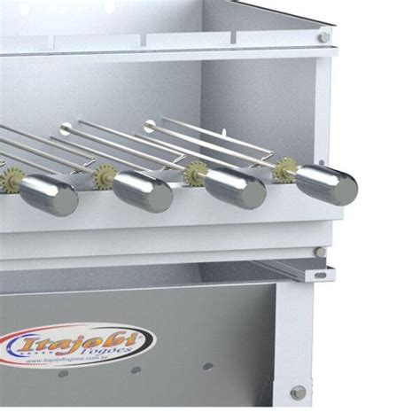 Churrasqueira Itagrill Plus Luxo Itajobi Inox 5 Espetos Elétricos