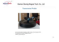 Gausímetro teslámetro DX 150 Xiamen Dexing Magnet Tech Co Ltd