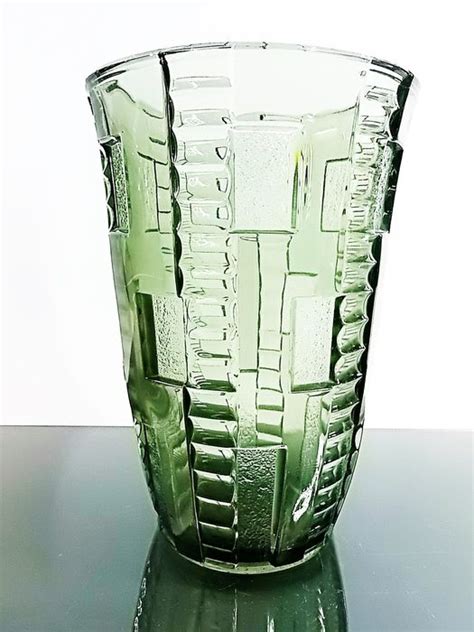 Val Saint Lambert Art Deco Vase Marceau 1935 Catawiki