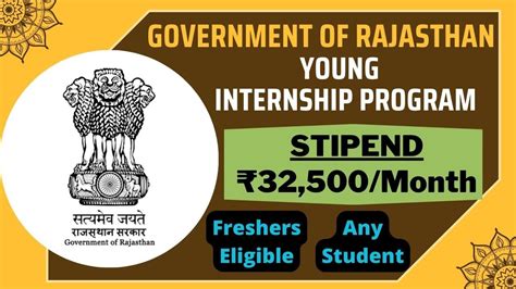 Government of Rajasthan-Young Interns Program (YIP) 2023