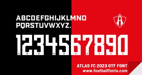 Atlas FC 2023 Font (OTF) – Football Fonts