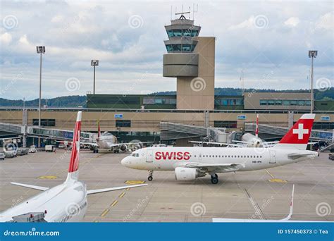 Zurich International Airport Editorial Stock Photo Image Of