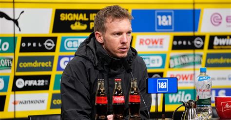 Presser Nagelsmann Speaks To The Media After Dortmund Vs Bayern