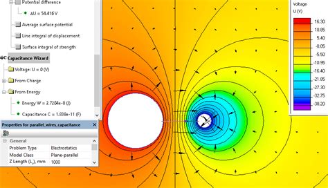 Parallel Wires Capacitance Quickfield Fea Software