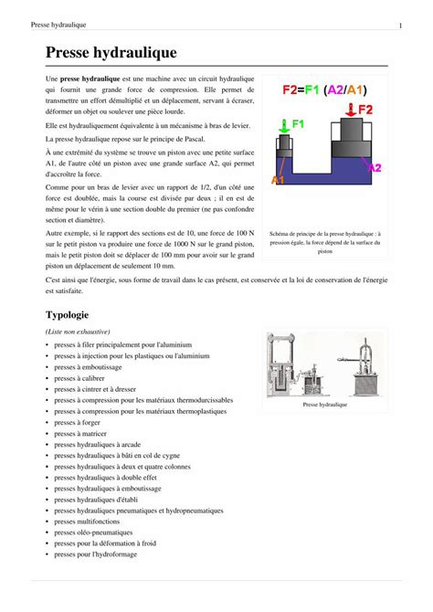 PDF Presse Hydraulique Lyrfac Hydraulique Pdf Presse Hydraulique