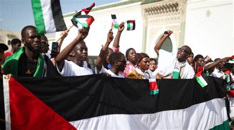 S N Gal Manifestation En Soutien La Palestine Afrique