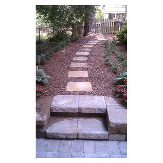 Retaining Walls Steps Classique Jardin Atlanta Par Team Turf