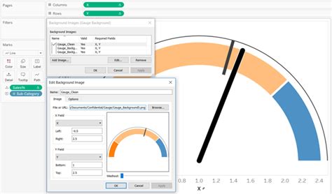 Dueling Data How To Create A Gauge Chart In Tableau Updated