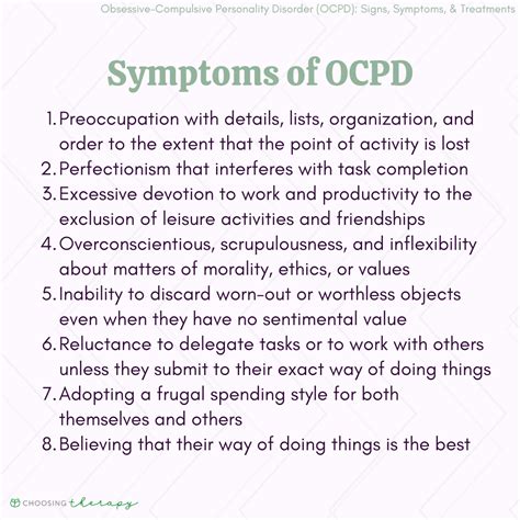 What Is Obsessive Compulsive Personality Disorder OCPD 56 OFF