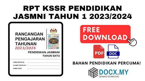 Rpt Kssr Pendidikan Jasmani Tahun Docx My