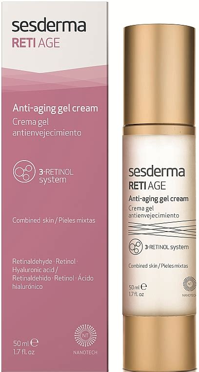 Crema gel facial antiedad con retinol y ácido hialurónico SesDerma