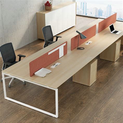 open work space office table high quality panel wooden workstation desk