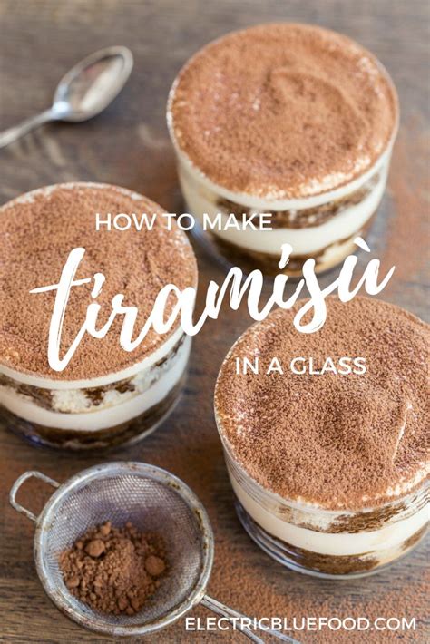 Tiramisu In A Glass Electric Blue Food Kitchen Stories From Abroad