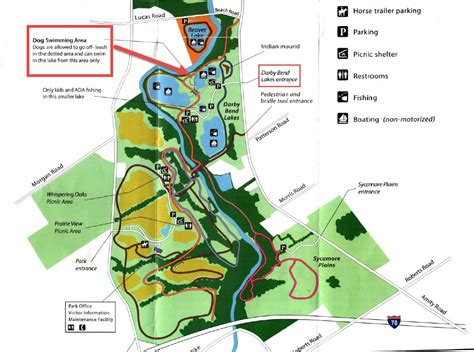 Prairie Oaks Metro Park Map