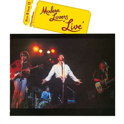 Jonathan Richman & The Modern Lovers — Modern Lovers ‘Live’ – Omnivore ...