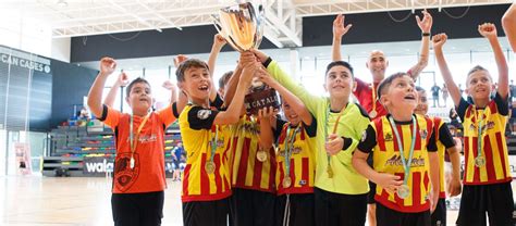 FCF Tot Preparat Per Les Finals De La Copa Catalunya Base De Futbol Sala