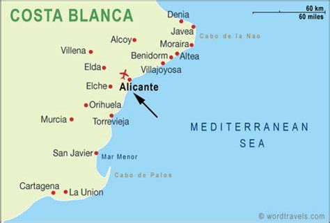 Alicante Map - Spain