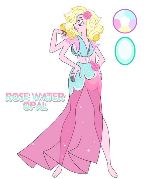 Rose Water Opal By Ionkka Steven Universe Gem Steven Universe