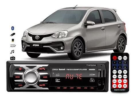 Aparelho De Som Mp Toyota Etios Bluetooth Pendrive R Dio