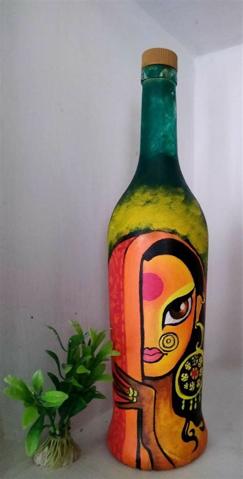 Cool Art Art And Craft Ideas Art Projects Diy Crafts Diy Crafts Ts Bottle Art Beer Bottle