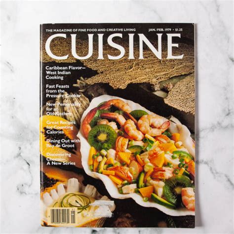 Cuisine Magazine January February 1979 The Culinary Cellar