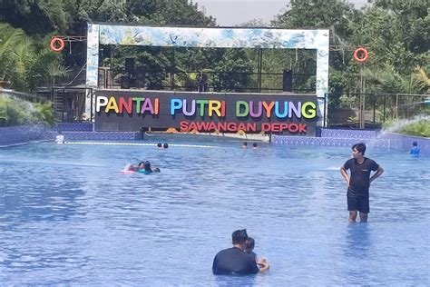 Putri Duyung Depok Hadirkan Kolam Ombak Bak di Pantai