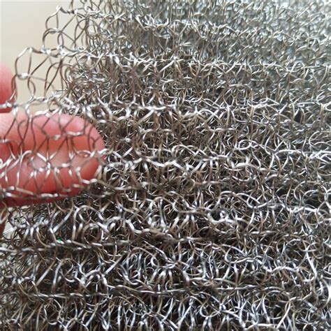 Nickel Knitted Wire Mesh For Vapour Liquid Filtering Knitted Wire