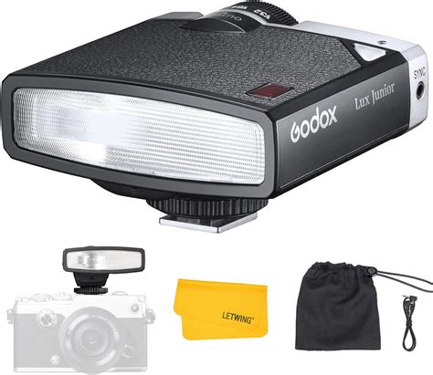 Godox Lux Junior Retro Camera Flash Gn Auto Manual Modes On Camera