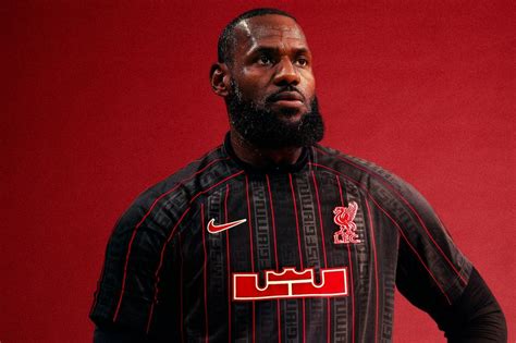 Lebron James Poses With New Liverpool Kit As Club Unveil Unique