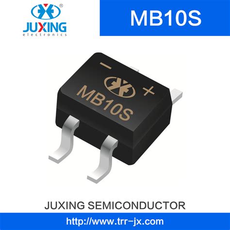 Juxing MB10s Vrrm1000V Vrms700V Ifsm30A Vf1a Surface Mount Bridge