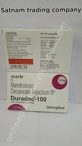 DURADEC 100 Nandrolone Decanoate Injection I P 100 Mg Packaging Type