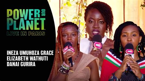 Ineza Grace Elizabeth Wathuti And Danai Gurira On Loss Damage