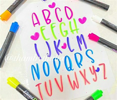 Hand Lettering Alphabet Graffiti Alphabet Fonts Alphabet Brush