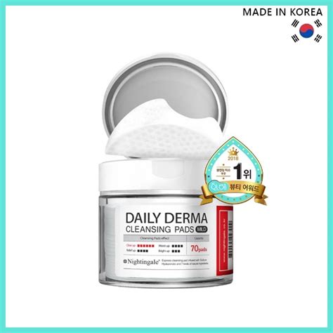 NIGHTINGALE Daily Derma Cleansing Pad Mild 70 PadsShipping From Korea