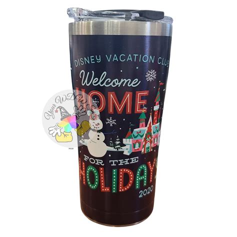 Disney Tervis Tumbler - Disney Vacation Club - Welcome Home - Holidays 2020