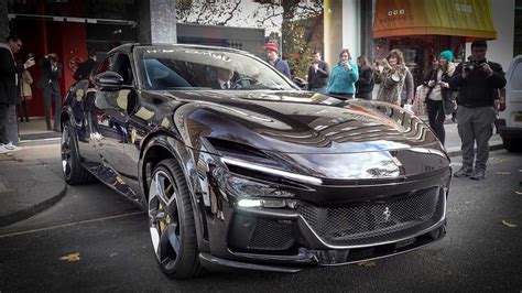 Ferrari Purosangue Grabs The Attention As It Enters London Showroom