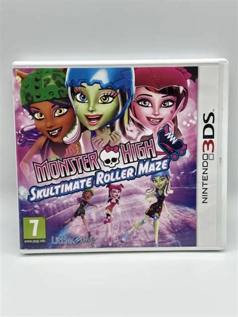 MONSTER HIGH SKULLTIMATE Rollermaze Nintendo 3DS 2DS PAL Completo