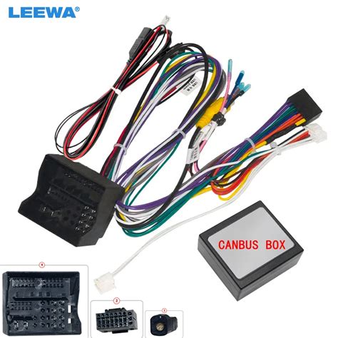 Leewa Adaptador De Corriente Para Reproductor De Audio De Coche Dispositivo De 16 Pines Android