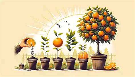 Step By Step Guide To Growing An Orange Tree From Seeds Transform Your