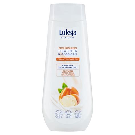 Luksja Silk Care Kremowy żel pod prysznic odżywcze masło shea i olej